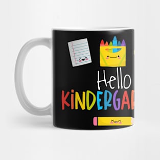 Hello Kindergarten,first day of school,Hello Kindergarten Back to School Mug